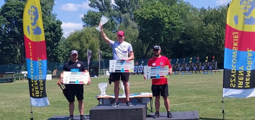 Przemek Konecki na podium